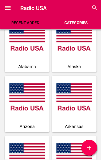 Android application Radio United States, Radio USA screenshort
