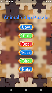 Animals Slip Puzzle