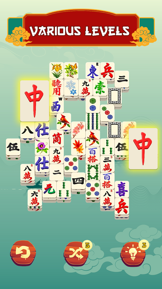 #5. Mahjong Classic: Pair Match (Android) Por: SOKAR