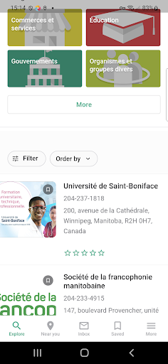 Annuaire services français MB