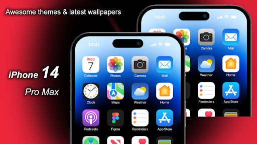 Android application iPhone 14 Pro Max Launcher screenshort