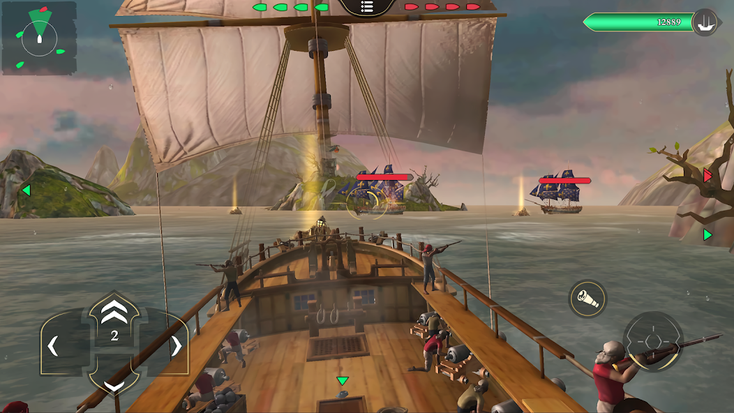 تحميل لعبة Dragon Sails: Ship Battle مهكرة 2023 للاندرويد