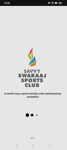 Android application Savvy Swaraaj Sports Club screenshort