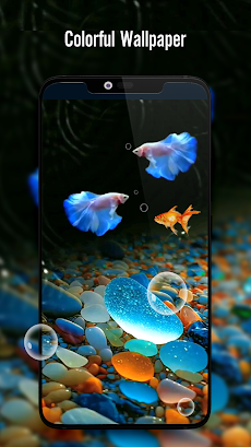 Fish On Screen 3D Wallpaperのおすすめ画像3
