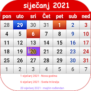 Croatia Calendar  2020