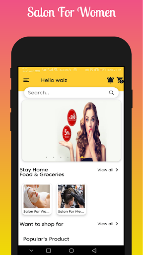 Android application Lavish Cut- Salon At Home screenshort