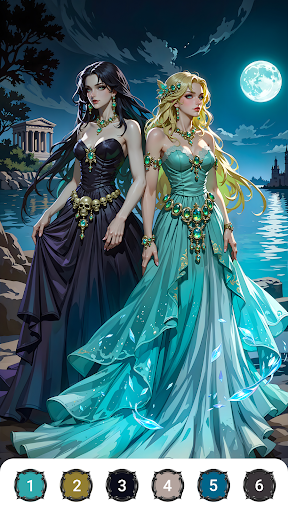 Epic Fantasy Color by Numbers screenshot 12
