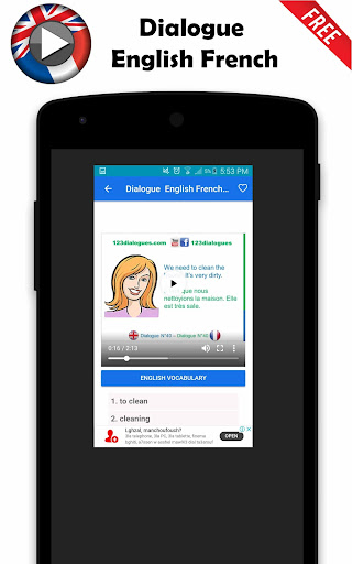 Dialogue English French