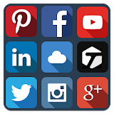 All Social Networks in One App icon