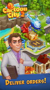 Cartoon City 2 Farm to Town Build dream home v3.12 Mod Apk (Unlimited Money/Gems) Free For Android 5