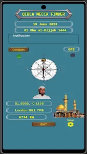 Qibla Mecca Finder