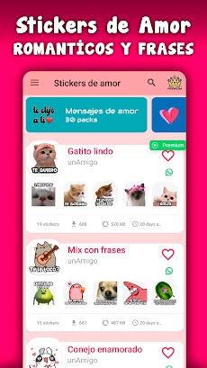 Stickers de amor - WAStickerのおすすめ画像1