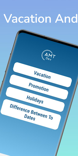 Android application vacation and promotion screenshort