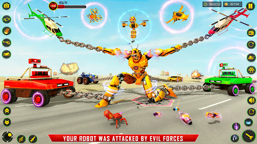 Bee Robot Car Transform Games - Action - games