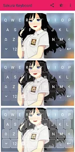 Sakura School Theme Keyboard