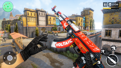 Android application counter strike Gun shooting screenshort