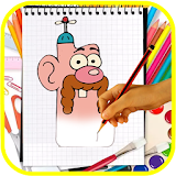 How to draw : Uncle Grandpa  cartoon network icon