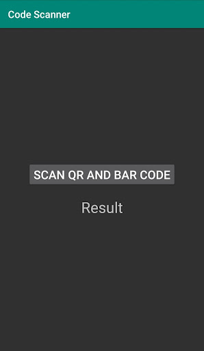 Android application Code Scanner screenshort