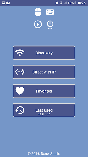 Android application Computer Control screenshort