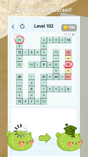 CatPot Math Crossword