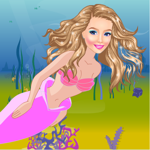 Cute Mermaid logo
