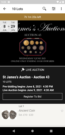 STJ Auctions Screen 2