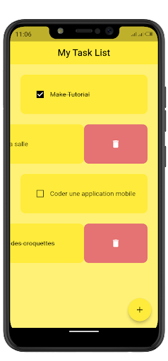 My Task List Screen 3