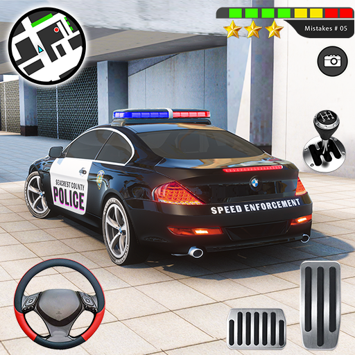 Super Police Car Parking 3D logo