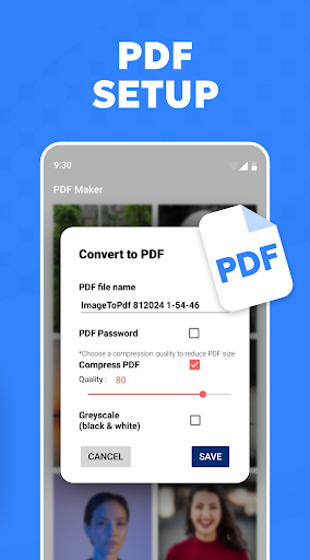 Screenshot PDF converter - JPG to PDF