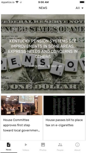 Android application Bottom Line KY screenshort