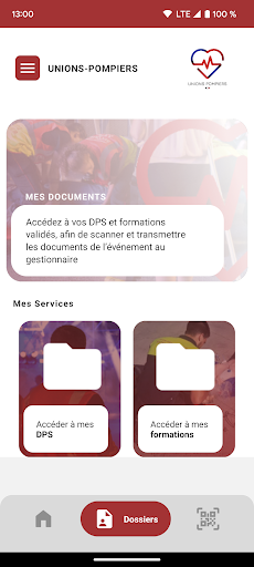 Unions-Pompiers Screen 2