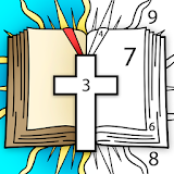 Bible Color by Number: Bible Coloring Book icon