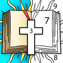 Icoonafbeelding voor Bible Coloring Book by Number