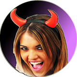 Devil Horns Demon In Photo icon