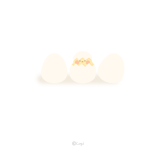 카카오톡 테마 - 말랑말랑병아리_소프트화이트 logo