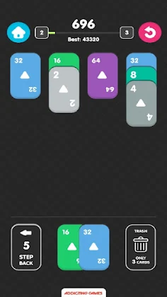 Solitaire 2048 - Screenshot 1