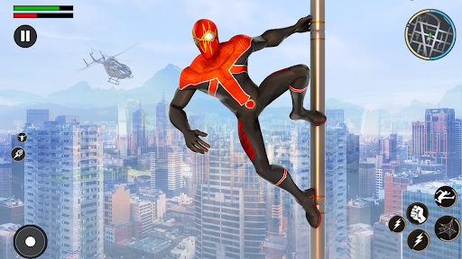 Flying Superhero- Spider Game 1.0 screenshots 1