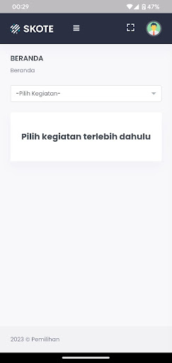 SIMPEL - Sistem Pemilihan Screen 2