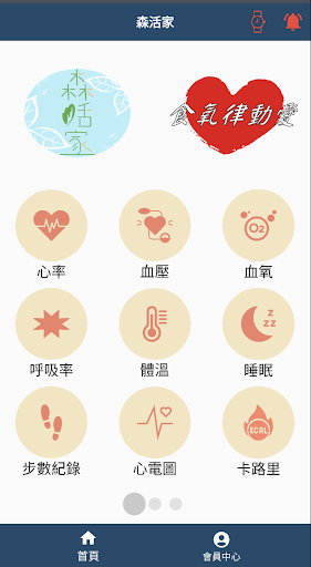 Android application 森活家 screenshort