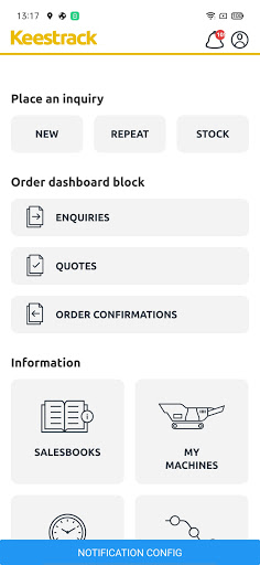 Android application Keestrack DLP screenshort