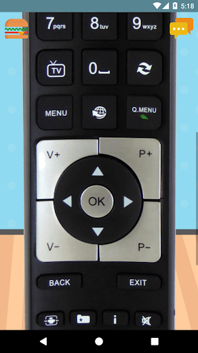Remote For Telefunken TV