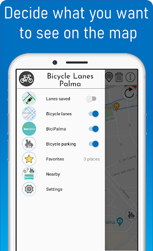 Bicycle Lanes Palma Screen 2