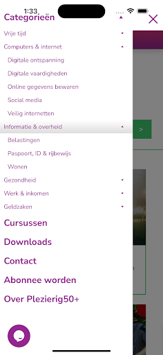 Android application Plezierig50+ screenshort