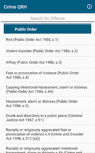Crime QRH Screen 2