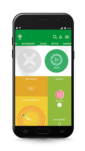 Android application Go Up – Fundación Dondé screenshort