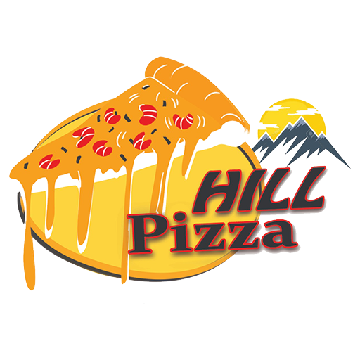 Hill Pizza In Indian style logo