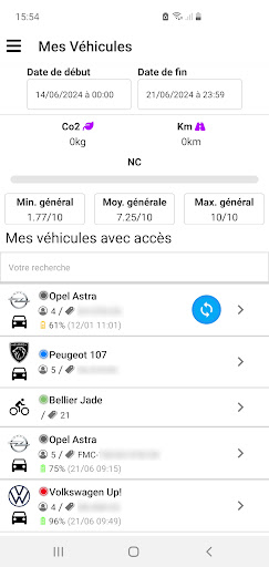 Android application Keematic Carpool screenshort