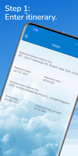 Android application Uplift -Travel Without Jet Lag screenshort