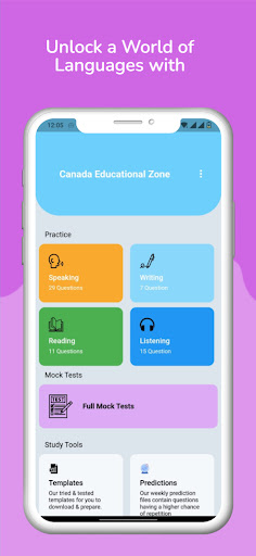 Android application Canada Educational Zone screenshort