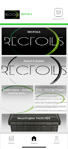 RECFOILS Screen 2